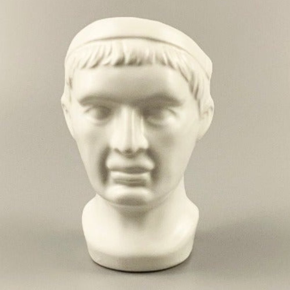 Vintage Caesar Bust Head Bottle